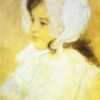 Portrait d'une fille - Gustav Klimt - Reproductions de tableaux et peintures haut de gamme