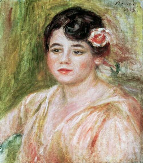 Portrait d'Adèle Besson - Pierre-Auguste Renoir - Reproductions de tableaux et peintures haut de gamme