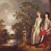 Portrait de Heneage Lloyd et de sa sœur, Lucy - Thomas Gainsborough - Reproductions de tableaux et peintures haut de gamme