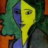 Portrait de Lydia Delectorskaya - Matisse - Reproductions de tableaux et peintures haut de gamme