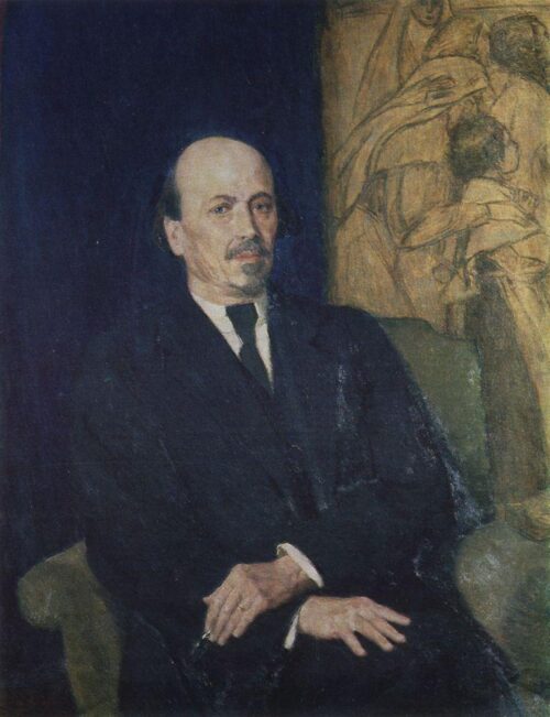 Portrait de Mikhail Nesterov - Viktor Vasnetsov - Reproductions de tableaux et peintures haut de gamme