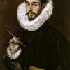 Portrait of the-Artist's son Jorge Manuel Theotokopoulos - El Greco - Reproductions de tableaux et peintures haut de gamme