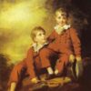 Portrait des enfants Binning - Sir Henry Raeburn - Reproductions de tableaux et peintures haut de gamme