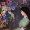 Portrait de Violette Heymann - Odilon redon - Reproductions de tableaux et peintures haut de gamme