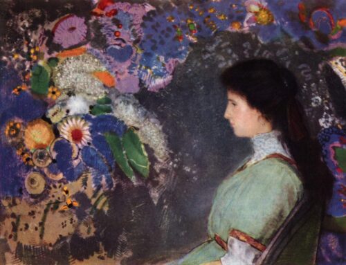 Portrait de Violette Heymann - Odilon redon - Reproductions de tableaux et peintures haut de gamme