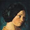 Portrait of Zelie Courbet - Gustave Courbet - Reproductions de tableaux et peintures haut de gamme