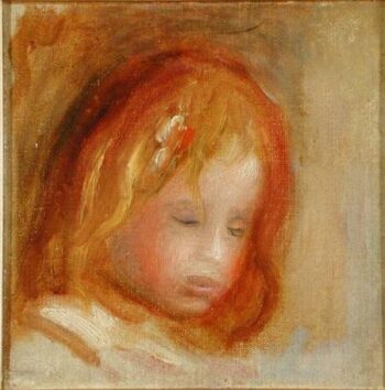 Portrait d'un enfant de Pierre-Auguste Renoir - Reproductions de tableaux et peintures haut de gamme