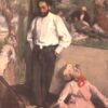 Portrait d'Henri Michel-Levy dans son atelier - Edgar Degas - Reproductions de tableaux et peintures haut de gamme