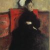 Portrait de la duchesse de Montejasi- Cicerale, la tante de l'artiste - Edgar Degas - Reproductions de tableaux et peintures haut de gamme