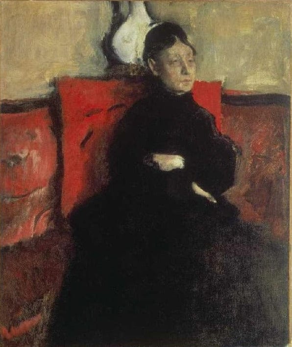 Portrait of the Duchess of Montejasi-Cicerale, the artist's aunt - Edgar Degas