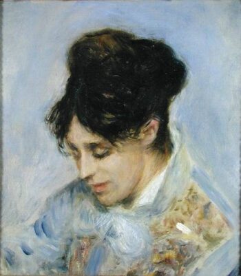 Portrait de Madame Claude Monet - Pierre-Auguste Renoir - Reproductions de tableaux et peintures haut de gamme