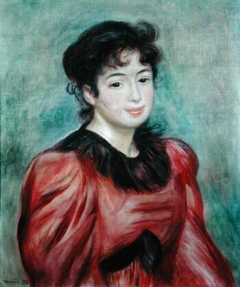 Portrait de Mademoiselle Victorine de Bellio - Pierre-Auguste Renoir - Reproductions de tableaux et peintures haut de gamme