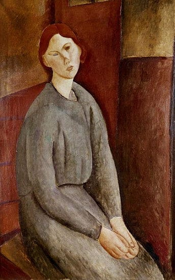 Portrait of Annie Bjarne - Amadeo Modigliani