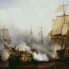 La bataille de Trafalgar - Louis Philippe Crepin - Reproductions de tableaux et peintures haut de gamme