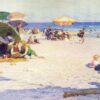 Long Beach - Edward Henry Potthast - Reproductions de tableaux et peintures haut de gamme