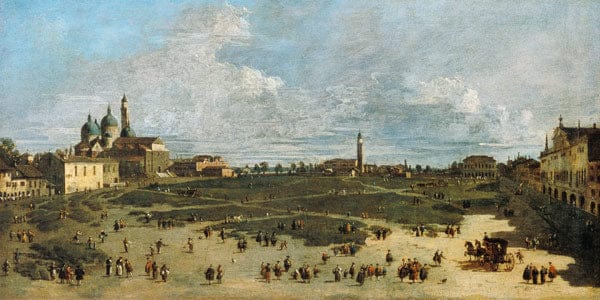 Padua / Prato della Valle / Canaletto - Giovanni Antonio Canal