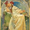 Princesse hyacinthe - Mucha - Reproductions de tableaux et peintures haut de gamme