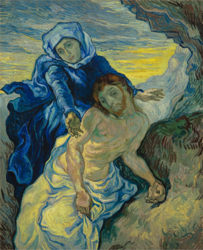 Pieta (after Delacroix) - Van Gogh