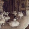 Répétition d'un ballet sur la scène - Edgar Degas - Reproductions de tableaux et peintures haut de gamme