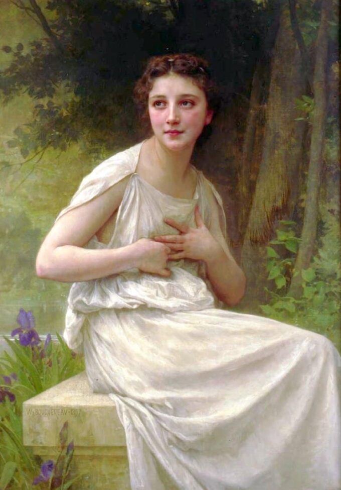 Reflection by William Bouguereau