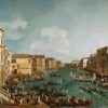 Régates sur le Grand Canal - Giovanni Antonio Canal - Reproductions de tableaux et peintures haut de gamme