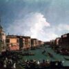 Une régate sur le Grand Canal - Giovanni Antonio Canal - Reproductions de tableaux et peintures haut de gamme