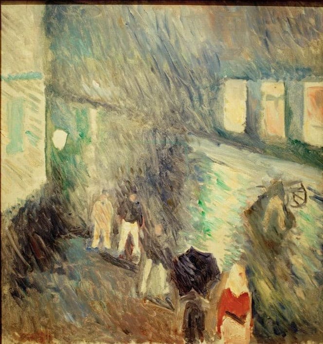 Rainy Weather near Kristiania - Edvard Munch