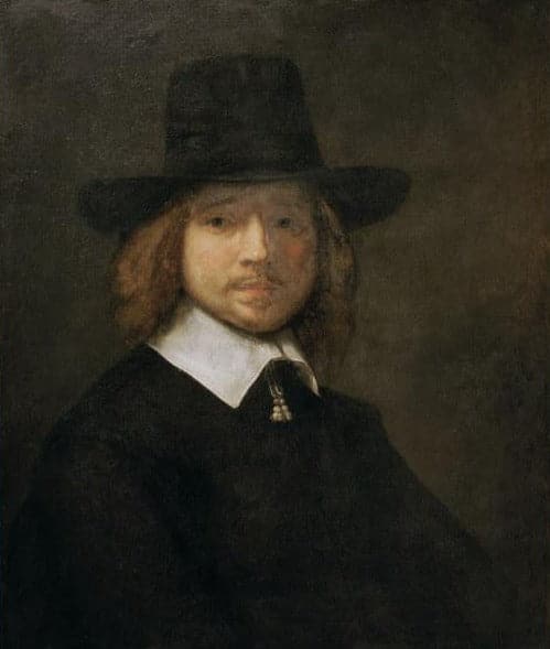 Circle, Portrait of a Gentleman - Rembrandt van Rijn