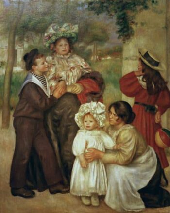 Renoir La famille d artiste 1896 - Pierre-Auguste Renoir - Reproductions de tableaux et peintures haut de gamme