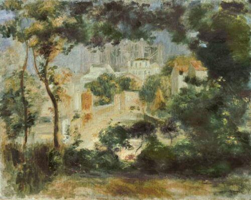 Renoir Sacre Coeur, Paris c.1896 - Pierre-Auguste Renoir - Reproductions de tableaux et peintures haut de gamme