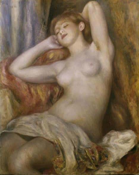 Sleeping Woman 1897 - Pierre-Auguste Renoir