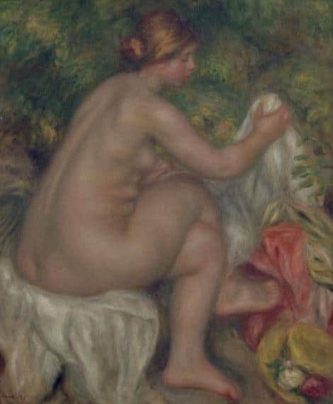 The Bather c.1903 - Pierre-Auguste Renoir