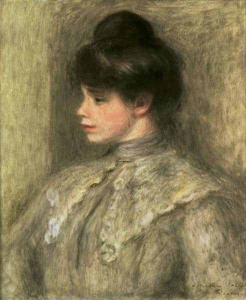 Portrait de Madame Valtat 1903 - Pierre-Auguste Renoir - Reproductions de tableaux et peintures haut de gamme