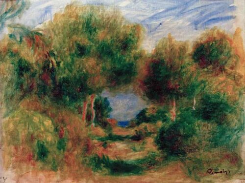 Sortie de forêt - Pierre-Auguste Renoir - Reproductions de tableaux et peintures haut de gamme