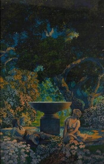 Réveries - Maxfield Parrish - Reproductions de tableaux et peintures haut de gamme