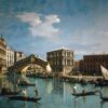 Le pont du Rialto, Venise de Giovanni Antonio Canal - Reproductions de tableaux et peintures haut de gamme