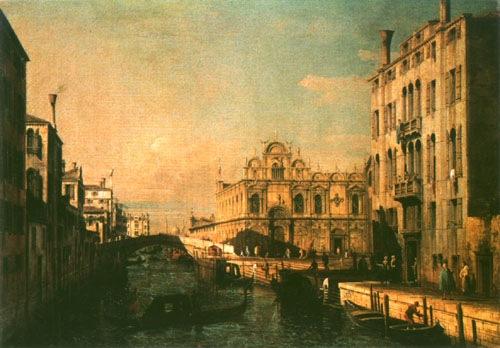 Riva of the Mendicanti and School of Saint Mark - Canal Giovanni Antonio