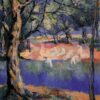 River in Forest - Kazimir Malevich - Reproductions de tableaux et peintures haut de gamme