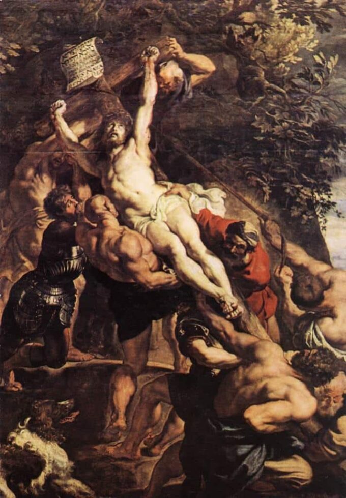 The Erection of the Cross - Peter Paul Rubens