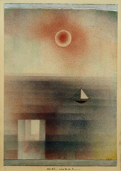 Tranquil Sea near Z... - Paul Klee Oil Painting Reproduction