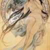 Les quatre arts - Mucha - Reproductions de tableaux et peintures haut de gamme