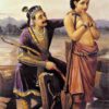 Santhanu and Matsyagandhi - Raja Ravi Varma - Reproductions de tableaux et peintures haut de gamme