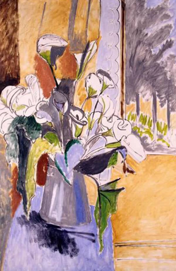 Bouquet of Flowers on a Veranda - Matisse