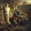 La Mort et le bûcheron - Jean-François Millet - Reproductions de tableaux et peintures haut de gamme