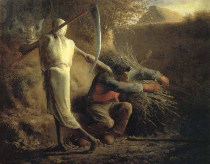 The Death and the Woodcutter - Jean-François Millet