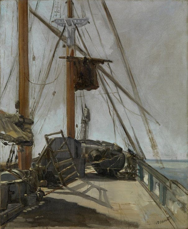 The Bridge of the Ship - Edouard Manet