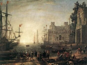 Seaport - Claude Lorrain - Reproductions de tableaux et peintures haut de gamme