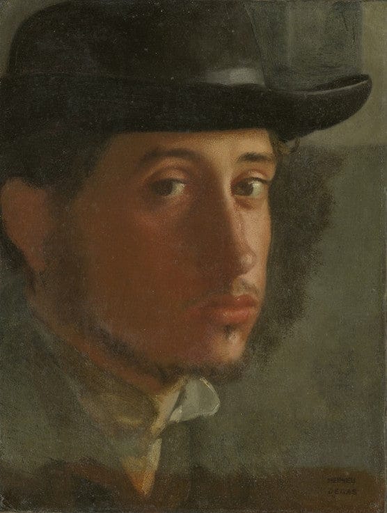 The self-portrait - Edgar Degas