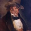 Autoportrait avec chapeau haut de forme - Francisco de Goya - Reproductions de tableaux et peintures haut de gamme