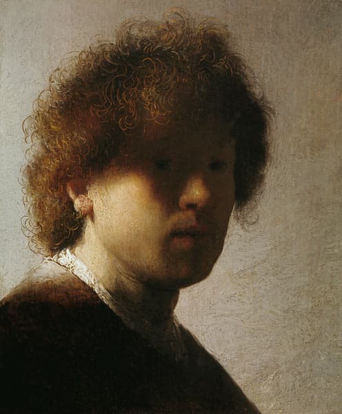 Self-portrait of a young man - Rembrandt van Rijn